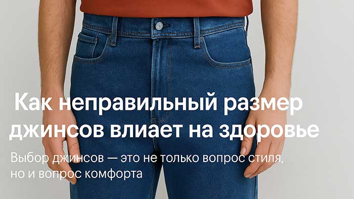 Джинсы прямого кроя