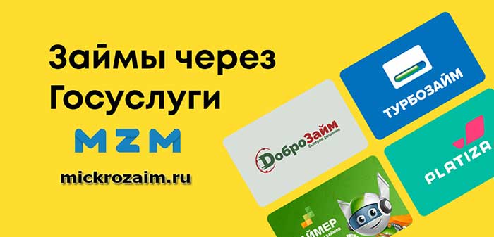 срочный займ через госуслуги