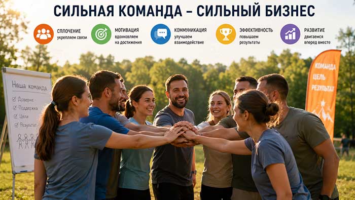 Организация тимбилдинга